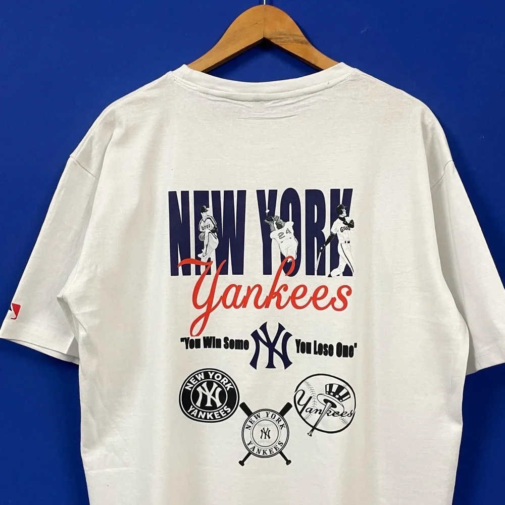 New York Yankees  Oversize Crew neck Graphic T-shirt for men’s & Women’s - Picture 5 of 7